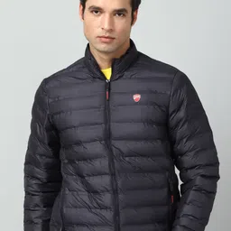 Men Solid Puffer Jacket-image-39