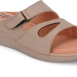 karaddi Women Ortho-Ease Anti-Sweat with Acupressure Wedges Sandal image 2