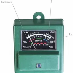 wolblix Soil Moisture Sunlight Ph Test Meter,Soil Tester Meter 3-in-1 Test Kit for Garden Soil Test Kit image 2