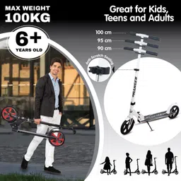 bbg FK_Strongest Frame & Largest Wheels, Height Adjust Scooter ,Weight Cap 100kg image 5