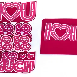 Hooray I LOVE YOU CARD Greeting Card image 3