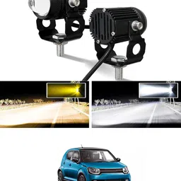 maties High/Low Beam Amber And White Twin Mini LED Light For Vehicle-147 Fog Lamp Car, Motorbike, Truck, Van LED for Maruti Suzuki (12 V, 55 W)-picture-22