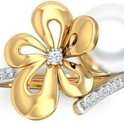avsar AVR702YB 14kt Cubic Zirconia Yellow Gold ring-image-52