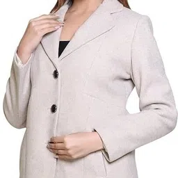 comfy sparrow WOOL BLEND Coat For Women image 3
