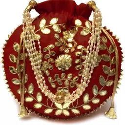 accessorizeme Women Maroon Potli-picture-45