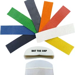 raigen 8 Multicolour Cricket Bat Toe Guards with 1 Bat Toe Cap Combo for Bat Toe Cricket Guard Combo-picture-27