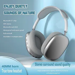 jhs P9 Wireless Bluetooth Headphones Over Ear With Noise Reduction, Hi-Fi SoundA424 Bluetooth Headset image 5