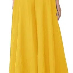 affleon Pack of 2 Women Flared Multicolor Georgette Trousers image 2