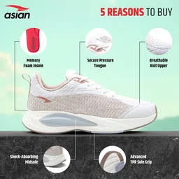 asian Titan-06 Men's Sneakers | Stylish & Lightweight Casual Sports Shoes Casuals For Men image 3