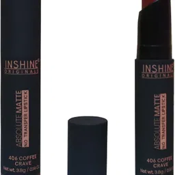 inshine originals Matte Non Transfer Lipstick Coffee Crave S406-picture-19