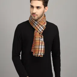 Fit N Fame Checkered Men Muffler image 3