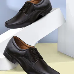 STREETLOOK Formal Shoes For Men (BLACK) Lace Up For Men-picture-10