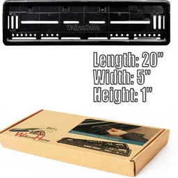 wolkomhome car number plate frame Plates Holders frame for Rapid 2012 Car Number Plate image 2