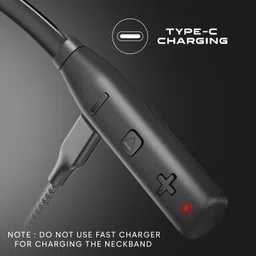 tp troops Neckband Bluetooth Headphones with 55 Hours Playtime with 10mm Drivers, BT 5.3v Bluetooth & Wired Headset image 3