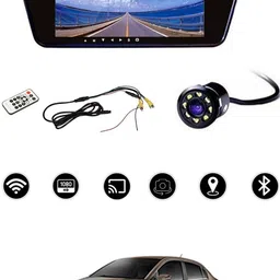 maties 8 LED Camera With 7Inch BT Full Touch Button Screen For Car Black LED-picture-14
