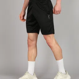 btmz Pack of 3 Solid Men Black, Dark Grey, Dark Blue Sports Shorts, Gym Shorts, Regular Shorts, Running Shorts, Basic Shorts, Baggy Shorts image 4