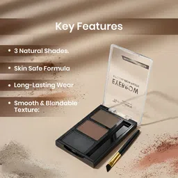 teen.teen 3 Colors Eyebrow Enhancer Powder Palette 4 g image 5