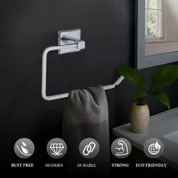 dm group 0088 silver Towel Holder image 2