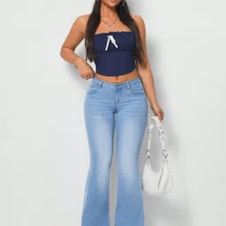 whisq Women Regular High Rise Blue Jeans image 5