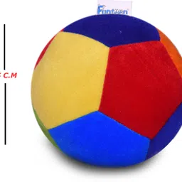 funteen Soft Plush Baby Ball with Rattle Sound - 15 cm image 2