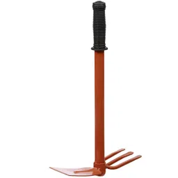 green touch SIX TOOLS FETURES IN 3 TOOLS, GARDEN HOE WITH 3 PRONG, TILLER, SHOVELS - GARDEN TOOLS KIT, GARDEN TOOLS COMBO FOR HOME GARDENING AND AGRICUTURE Garden Tool Kit-picture-23