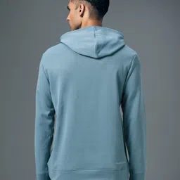 technosport Men Full Sleeve Printed Hooded Sweatshirt image 2