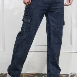 Men Regular Mid Rise Grey Jeans-image-48