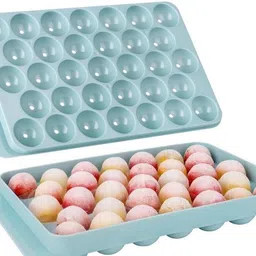 Blue Plastic Ice Ball Tray-image-0