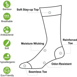 mahadevtarde Women Solid Mid-Calf/Crew image 2