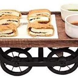 voody Wooden Thela Tray Tray Serving Set image 5