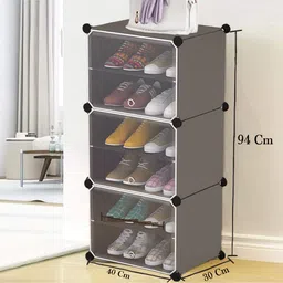 sampri 6 Layer Simple Bookshelf/Multipurpose Rack/Children Bookcases/File Rack Office Metal Open Book Shelf image 2