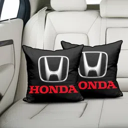 kioni Black Polyester Car Pillow Cushion for Honda image 2
