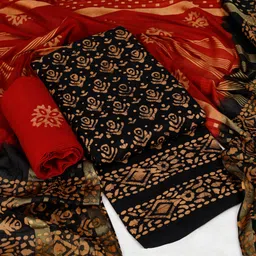 fabzoid Unstitched Pure Cotton Salwar Suit Material Printed-picture-12