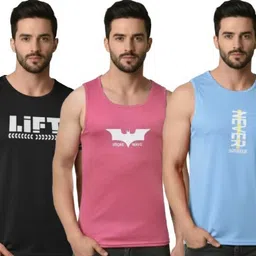 a&d brother Pack of 3 Vest for Mens, Printed Vest,Sando,Gym V est, Gym Sando Men Vest-picture-30
