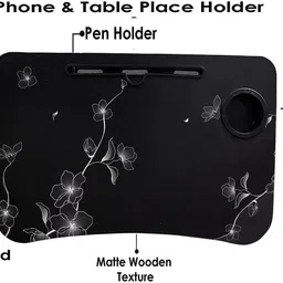 furnigully Wood Portable Laptop Table image 4