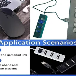 ANJO USB Keyboard-Wireless Mouse-Mouse Pad-2.0 Hub-Cleaner-OTG Micro&C Combo Set Designed for Gaming image 3