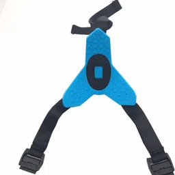 FAVOURITE RIDERS Helmet Strap Mount Front Chin Mount for GoPro for All (Black & Blue) Strap image 5
