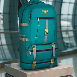 livshine Rucksack For Hiking Trekking And Travel - Unisex Rucksack - 60 L (GREEN) Rucksack - 60 L image 1