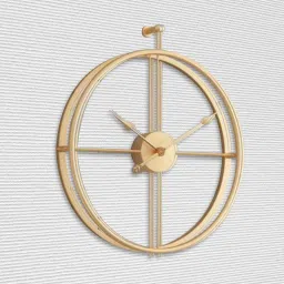nestroots Iron Gold Golden Hour Display Wall Clock image 4