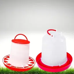 tm&w birds' feeder and drinker 1.5 kg 1.5 ltr =2 pcs combo. Common Bird Feeder image 1
