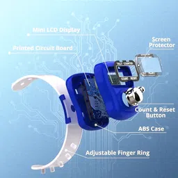 mohit tradars Digital Tally Finger Counter for Mantra Jaap LCD Display (Pack of 1 ) Multicolor Digital Tally Counter image 4