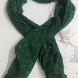 abaaya Solid Georgette Women Dark Green Scarf, Fancy Scarf, Stole-picture-28