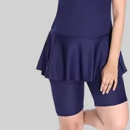 xronxo Solid Women Swim-dress Dark Blue Swimsuit-picture-20