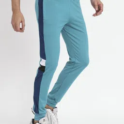 proxima Men Colorblock Light Green Track Pants image 3