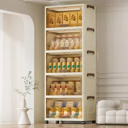 house of quirk 5 Layer 48 cm Foldable Storage Box,Closet Organizers and Storage-48Lx26Wx125H Cm Storage Box-picture-14