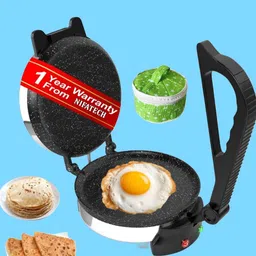 nifa tech ® Electric Automatic Roti Maker Machine with 1100 Watts Roti/Chapati/Paratha RT9 Roti and Khakra Maker-picture-13