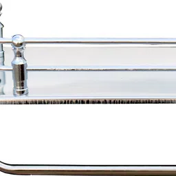 hexa gold Bathroom Shelf 3 in 1 Shelf/Tumbler /Toothbrush /Soap Holder Wall Shelf Stainless Steel Wall Shelf image 3