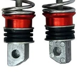 Miwings Red Foot Rest For Ray ZR 125 Foot Rest image 4