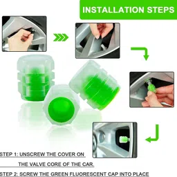 euclid Plastic Tyre Valve Cap for Bike, Car image 4