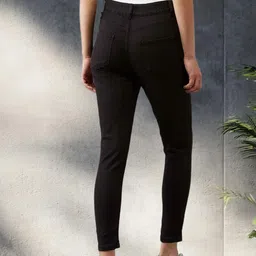 kotty Women Regular High Rise Black Jeans image 3